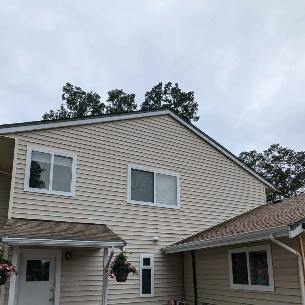 A clean, refreshed home exterior in Colwood, BC, after professional house washing service.