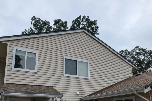 A clean, refreshed home exterior in Colwood, BC, after professional house washing service.